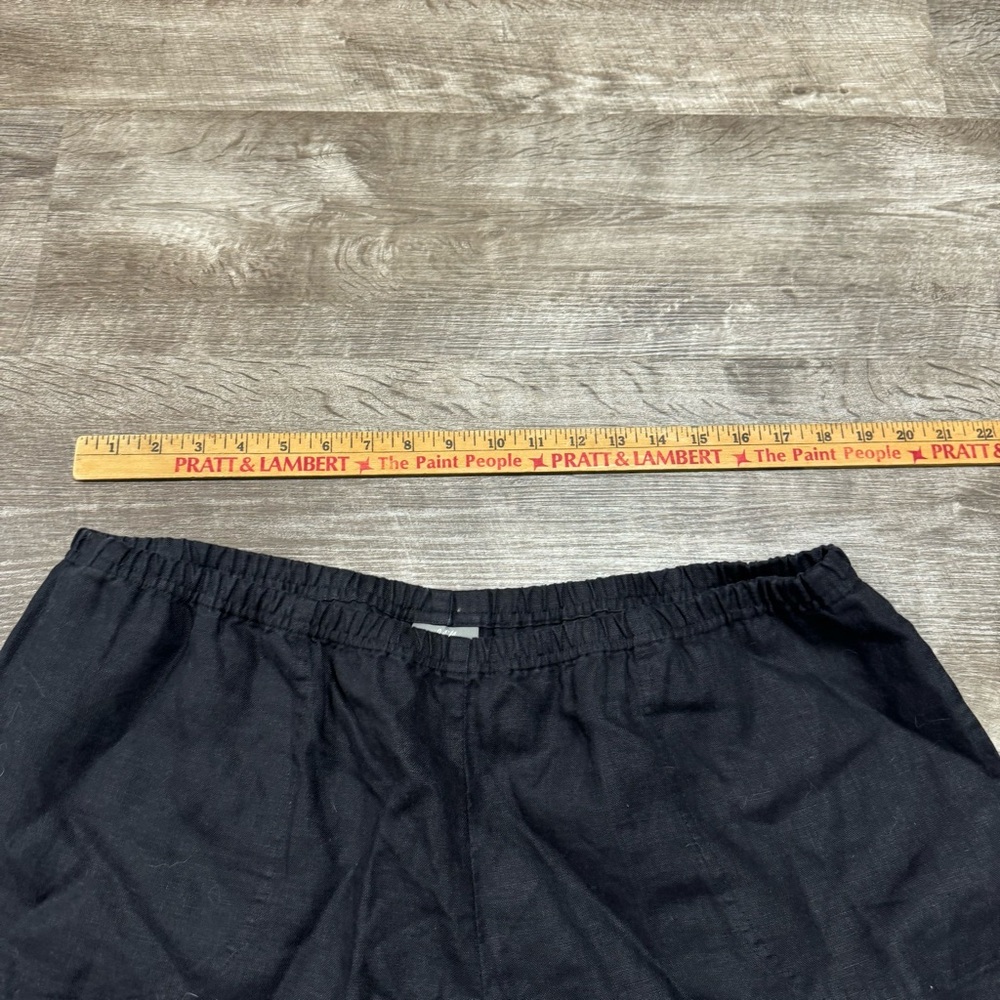 J Jill 100% Linen Black Shorts Size XL - Picture 6 of 8